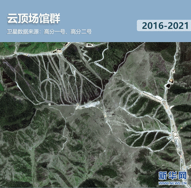 衛(wèi)星見(jiàn)證，這里如何變身“冬奧小城”