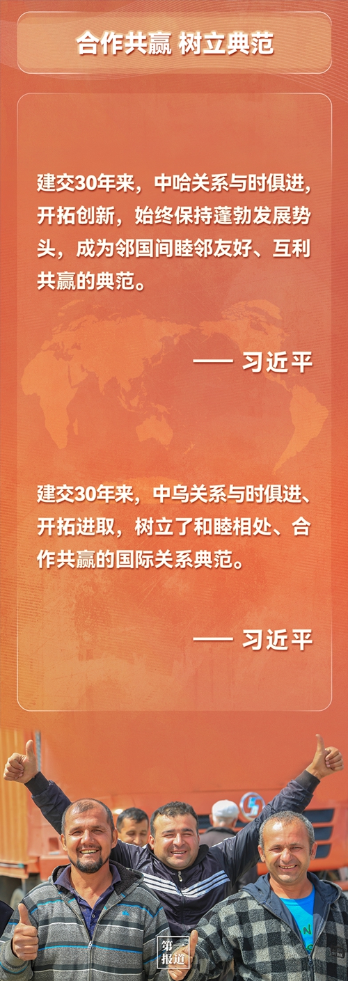 第一報(bào)道 | 建交三十年，習(xí)主席這樣評(píng)價(jià)與中亞五國(guó)關(guān)系