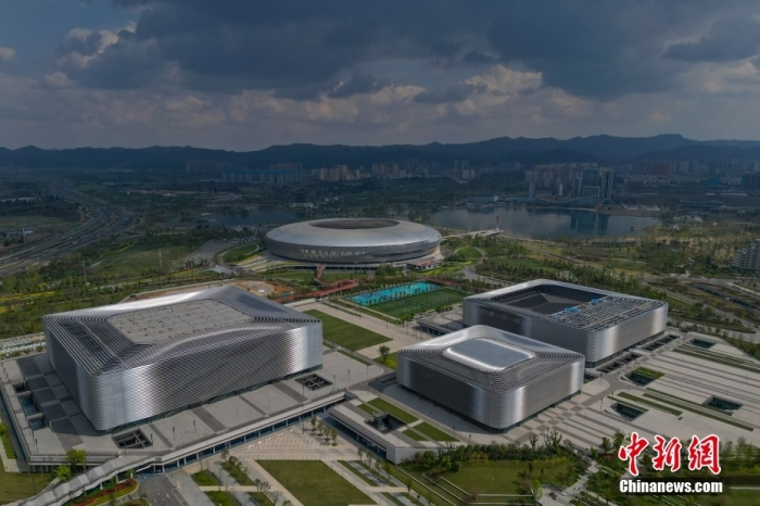 資料圖：航拍成都大運會主場館。<a target='_blank' href='/' _fcksavedurl='/'><p  align=
