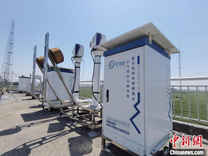 壽縣國(guó)家氣候觀象臺(tái)內(nèi)各種觀測(cè)設(shè)備?！侨?攝