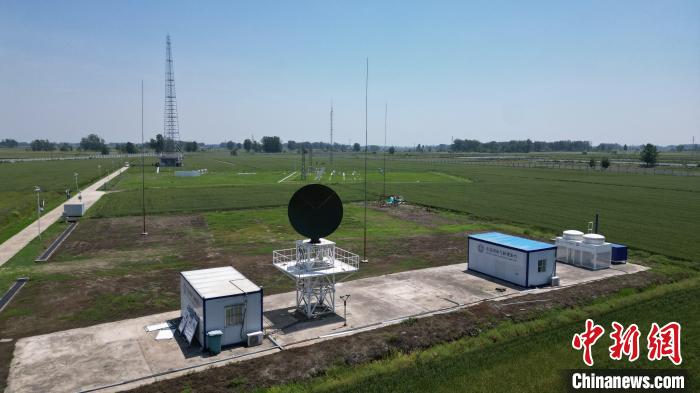 航拍壽縣國(guó)家氣候觀測(cè)臺(tái)?！∽Ａ?攝