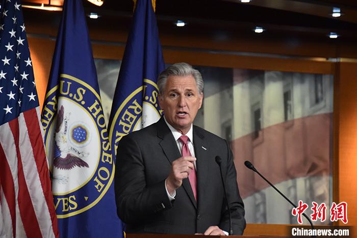 資料圖：美國眾議院議長麥卡錫。<a target='_blank' href='/'><p  align=