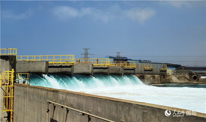 圖為取排水工程項(xiàng)目一景。人民網(wǎng)記者管克江攝