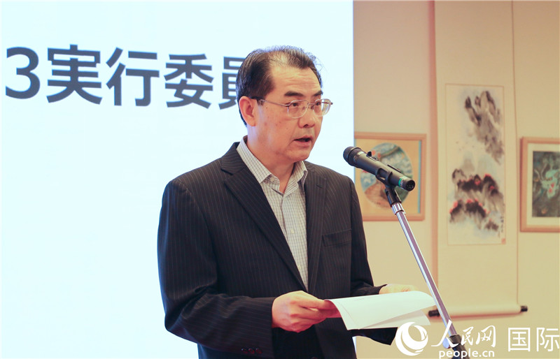 中國(guó)駐日本大使吳江浩致辭。人民網(wǎng) 許可攝