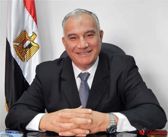 埃及著名國(guó)際問(wèn)題專家哈?！だ懿?。人民網(wǎng)記者 黃培昭攝