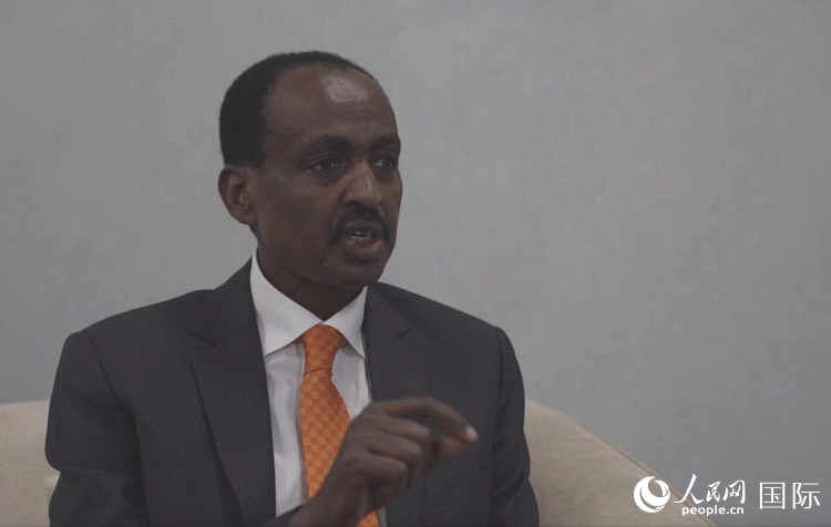 特肖梅·托加接受人民網(wǎng)專訪。人民網(wǎng)記者 劉寧攝