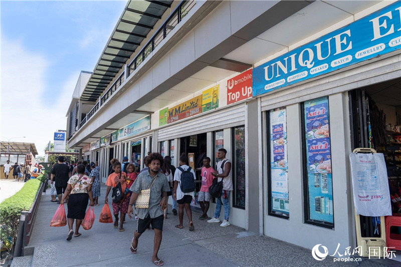 2023年9月12日，所羅門群島首都霍尼亞拉街景。人民網(wǎng) 賀吉攝