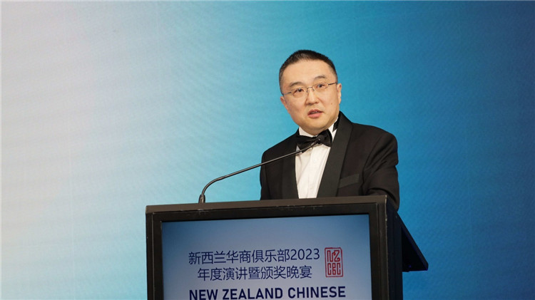 中國駐新西蘭大使王小龍。攝影：張凱
