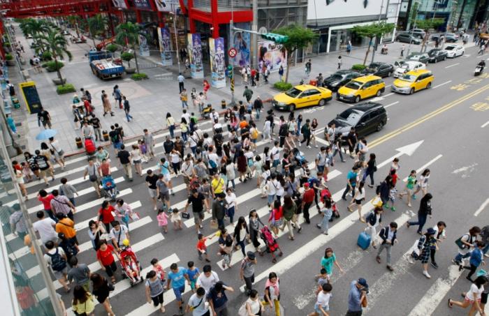 圖為信義商圈。圖片來源：臺灣“中時新聞網(wǎng)”。