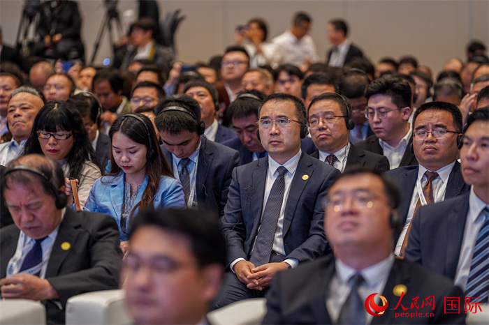 2023中國（浙江）—泰國合作交流會現(xiàn)場。普拉維攝