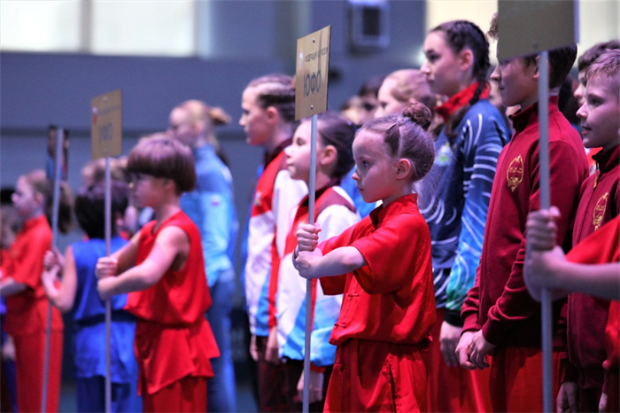2023年俄羅斯杯暨全俄武術錦標賽開幕式現場。駐俄羅斯大使館供圖