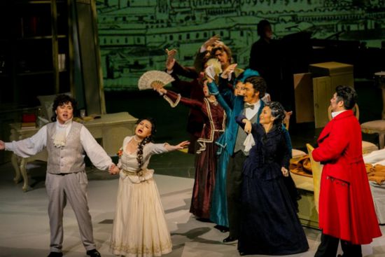 圖為《賈尼·斯基基》劇照。中國國家大劇院供圖。