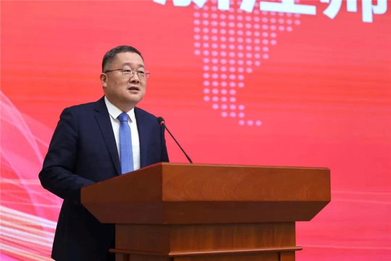 浙江師范大學黨委書記鄭孟狀致辭。主辦方供圖