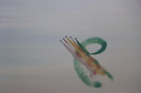 飛行表演現(xiàn)場。高思峰 攝