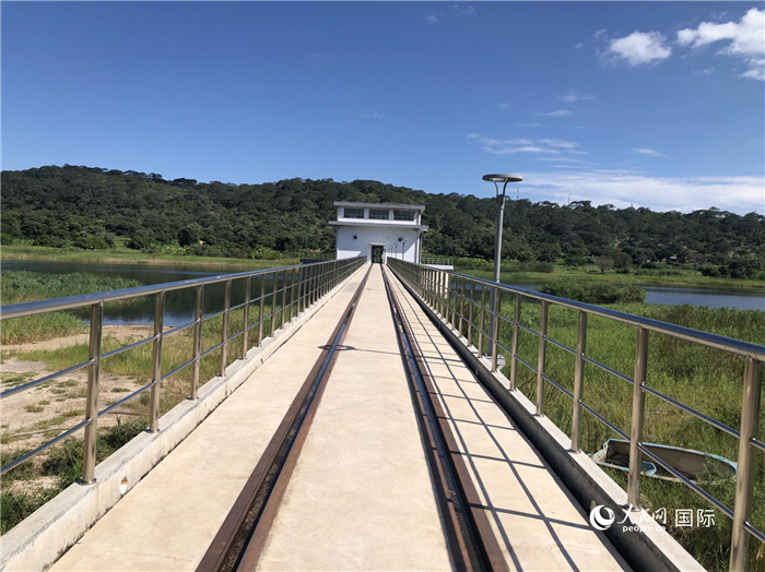 卡夫河供水項目。人民網(wǎng)記者 黃培昭攝