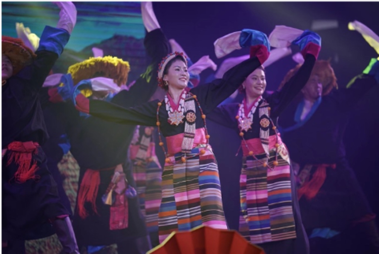 圖為2024“歡樂春節(jié)”中泰互致新春賀辭活動現場。 中國駐泰國大使館文化處供圖