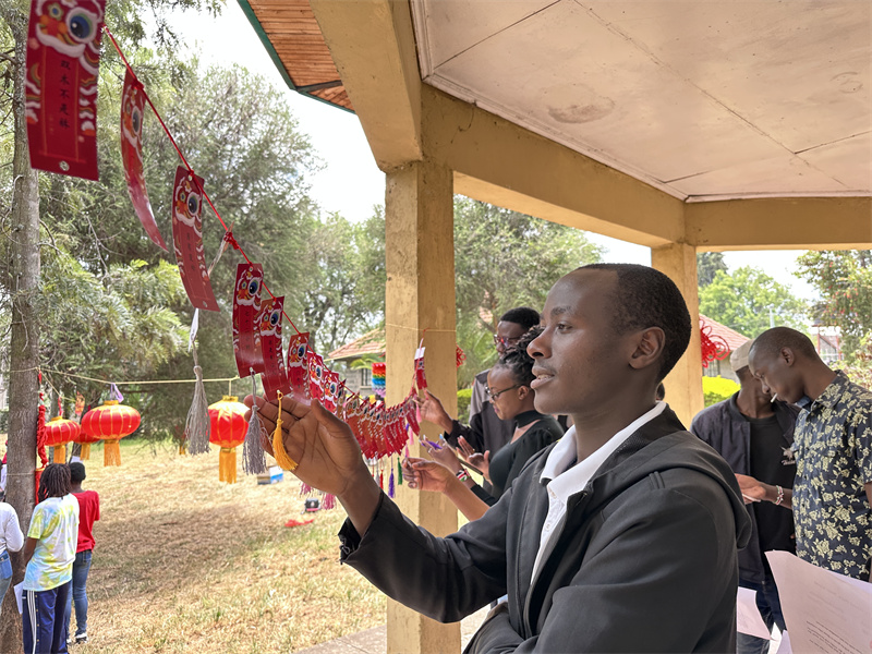 活動(dòng)現(xiàn)場(chǎng)。肯尼亞埃格頓大學(xué)孔子學(xué)院供圖