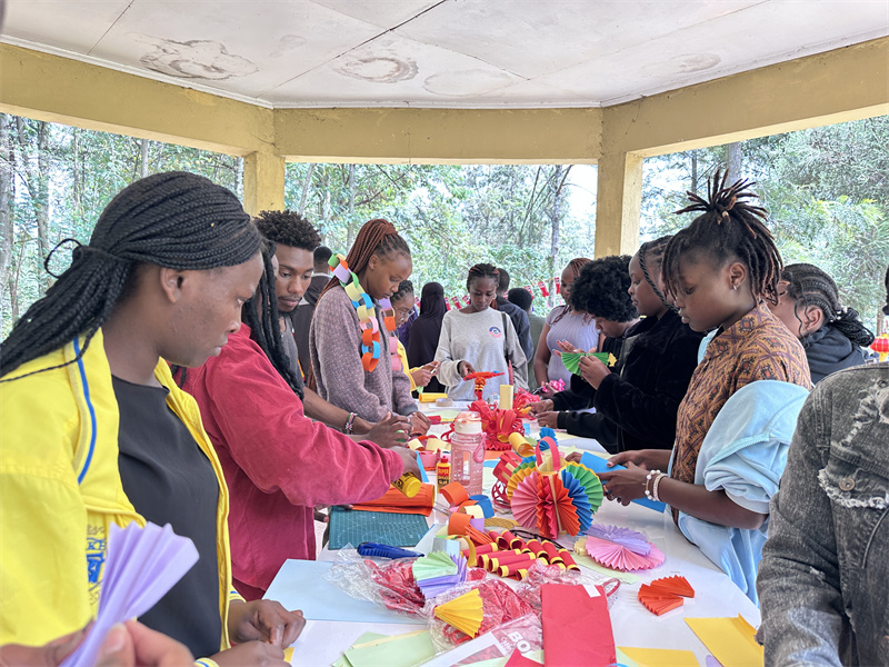 活動(dòng)現(xiàn)場(chǎng)。肯尼亞埃格頓大學(xué)孔子學(xué)院供圖