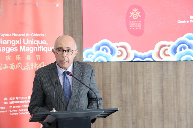 拉巴特文化藝術(shù)遺產(chǎn)復興協(xié)會主席德里希致辭?；艟z