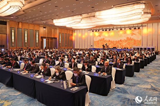 與會嘉賓濟(jì)濟(jì)一堂。人民網(wǎng)記者 陳博攝