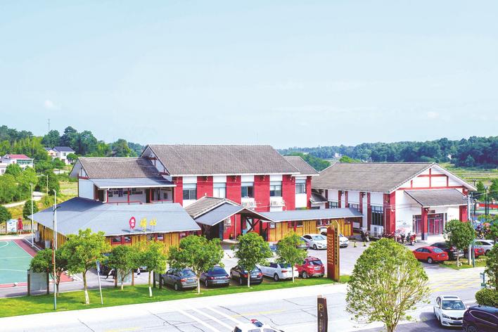 由文化站升級改造而成的“福臨驛站”，可提供度假、研學(xué)、會議、拓展、愛國主義教育等各類旅游線路，供游客自主選擇。 長沙縣供圖