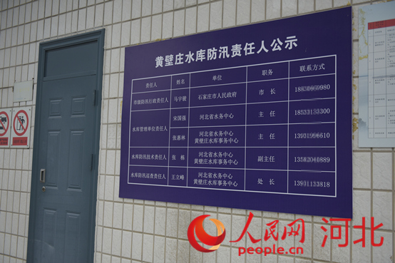 防汛責(zé)任人公示牌。人民網(wǎng)祝龍超攝