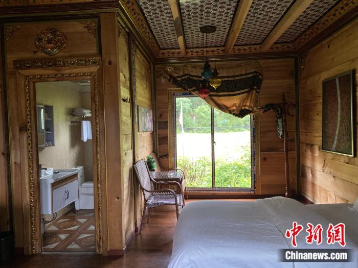 民宿內(nèi)部。彭寧鈴 攝