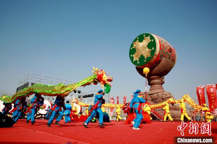 圖為青海省海東市文化藝術(shù)展示。(資料圖) 海東市文體旅游廣電局 供圖