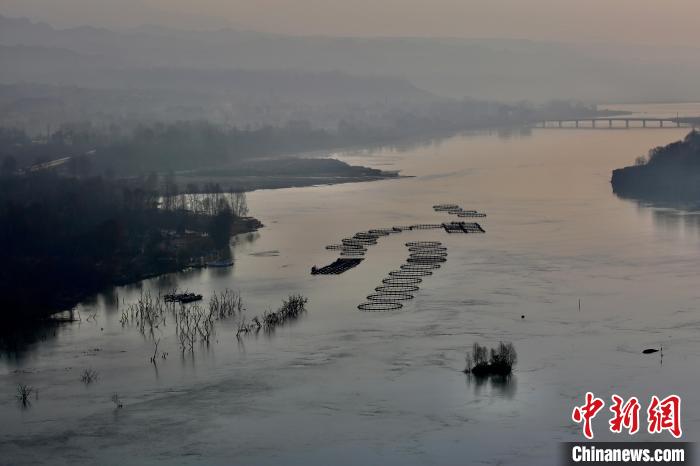 圖為冷水魚養(yǎng)殖?！±钣穹?攝