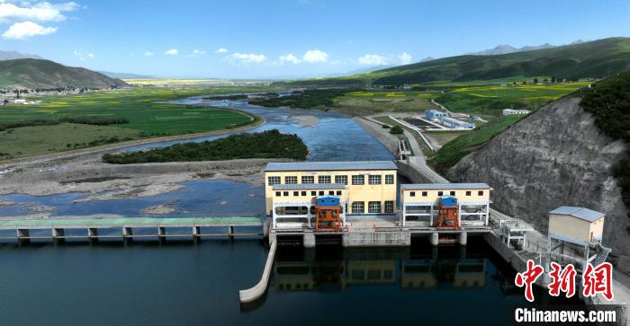 圖為引大濟湟調(diào)水總干渠的樞紐。(資料圖) 青海省水利廳 供圖