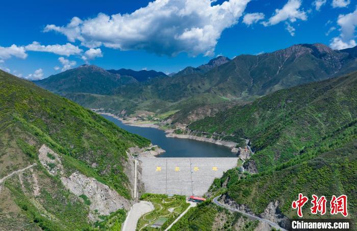 圖為引大濟湟黑泉水庫。(資料圖) 青海省水利廳 供圖