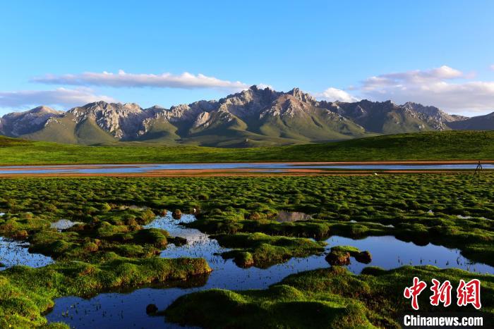 資料圖為三江源腹地果洛州美景如畫?！」逯菸麄鞑抗﹫D