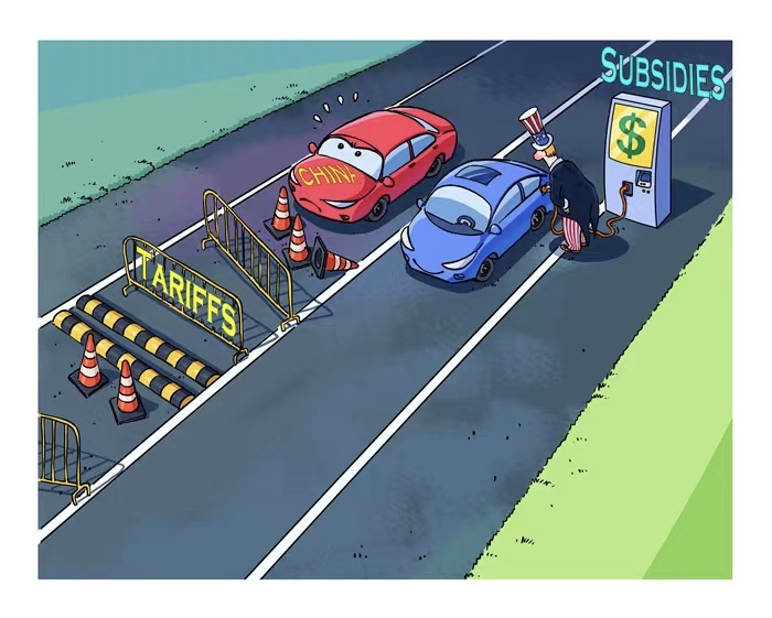 漫畫作者：馬宏亮（人民網(wǎng)版權(quán)圖片，未經(jīng)授權(quán)請勿轉(zhuǎn)載。）