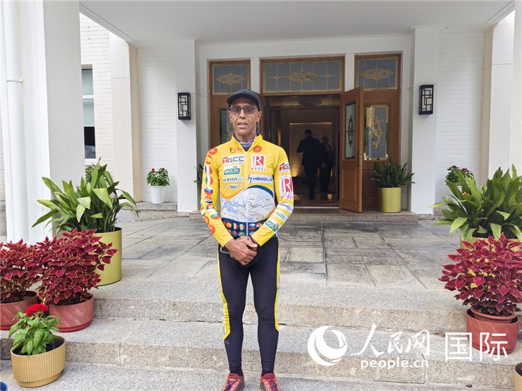 9月6日，卡里姆·穆斯塔在摩洛哥駐華大使官邸。人民網(wǎng)記者 王晶攝