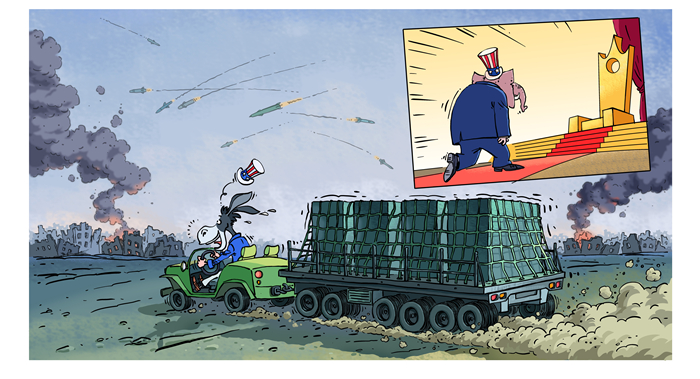 漫畫(huà)作者：馬宏亮（人民網(wǎng)版權(quán)圖片，未經(jīng)授權(quán)請(qǐng)勿轉(zhuǎn)載。）