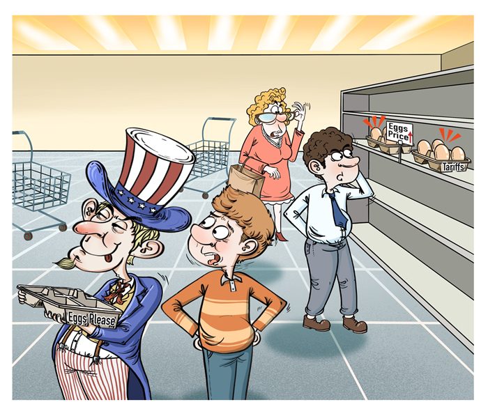 漫畫作者：譚希光（人民網(wǎng)版權(quán)圖片，未經(jīng)授權(quán)請勿轉(zhuǎn)載。）