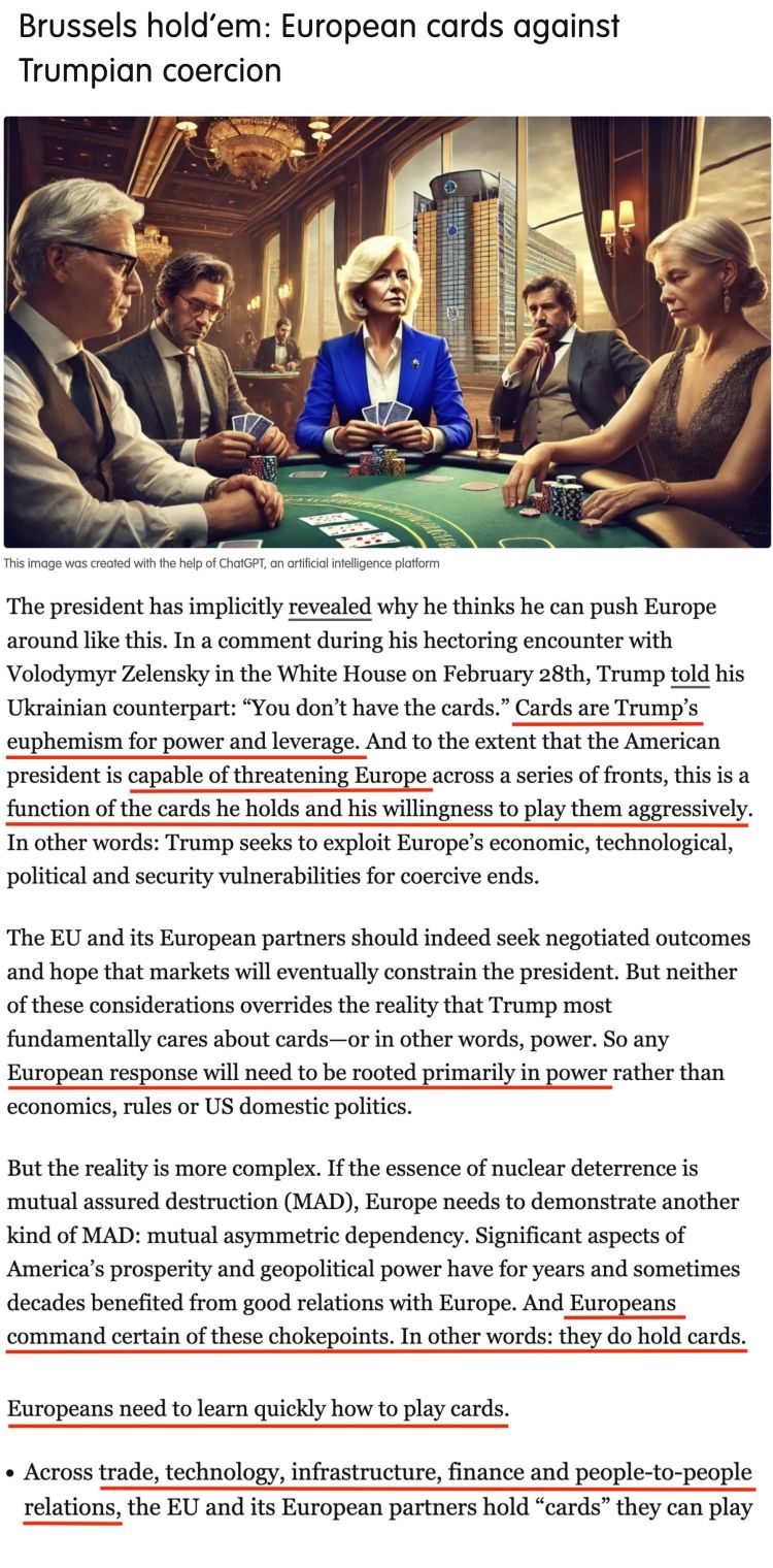 深觀察丨“只要團(tuán)結(jié)，歐盟反制美國(guó)的王牌很多”