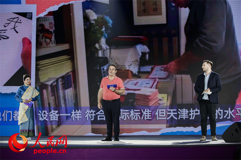 從左至右分別為馬星彤、皮安睿、柯明可。人民網記者 于凱攝