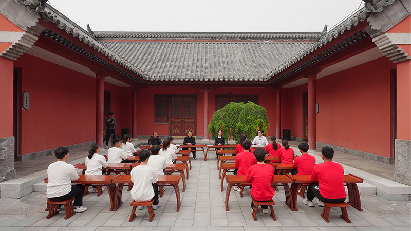 “一塊豆腐話清廉”思政課。滁州市委網(wǎng)信辦供圖