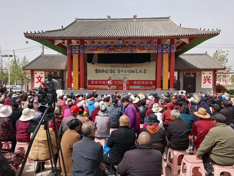 “一元?jiǎng)?chǎng)”下鄉(xiāng)演出現(xiàn)場(chǎng)（資料圖）。代九奎攝