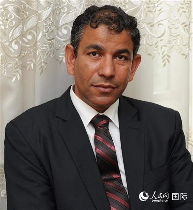 埃及著名中國和亞洲問題專家德拉比克。人民網(wǎng)記者 黃培昭攝