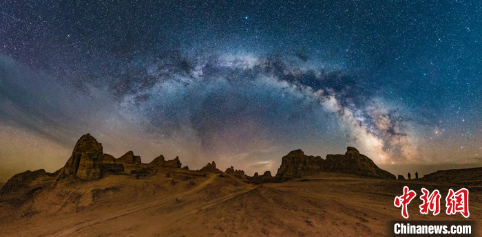 資料圖為青海省海西州冷湖俄博梁星空。 <a target='_blank' href='/'><p  align=