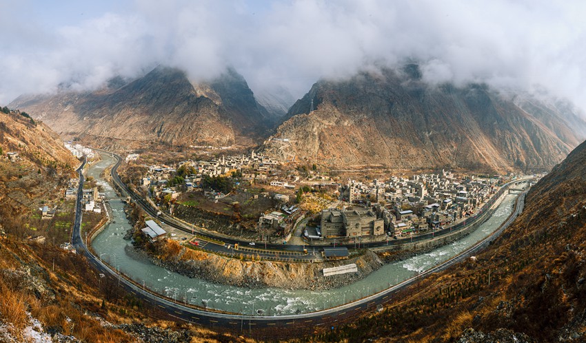 四川省阿壩州理縣桃坪村。四川省文旅廳供圖