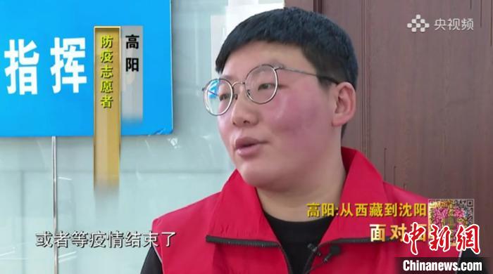 接受央媒采訪。　鐵西區(qū)委宣傳部 攝