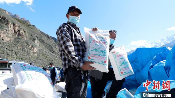 圖為合作社加工完成的優(yōu)質(zhì)糌粑?！〖卫杩h融媒體中心供圖