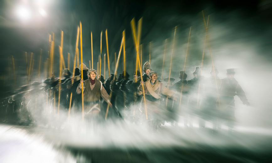 演出現(xiàn)場(chǎng)。蕭文松子攝