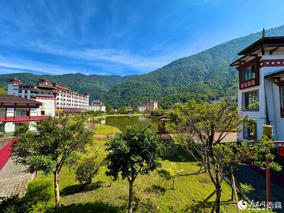 四季如春的墨脫縣。人民網(wǎng)記者 次仁羅布攝