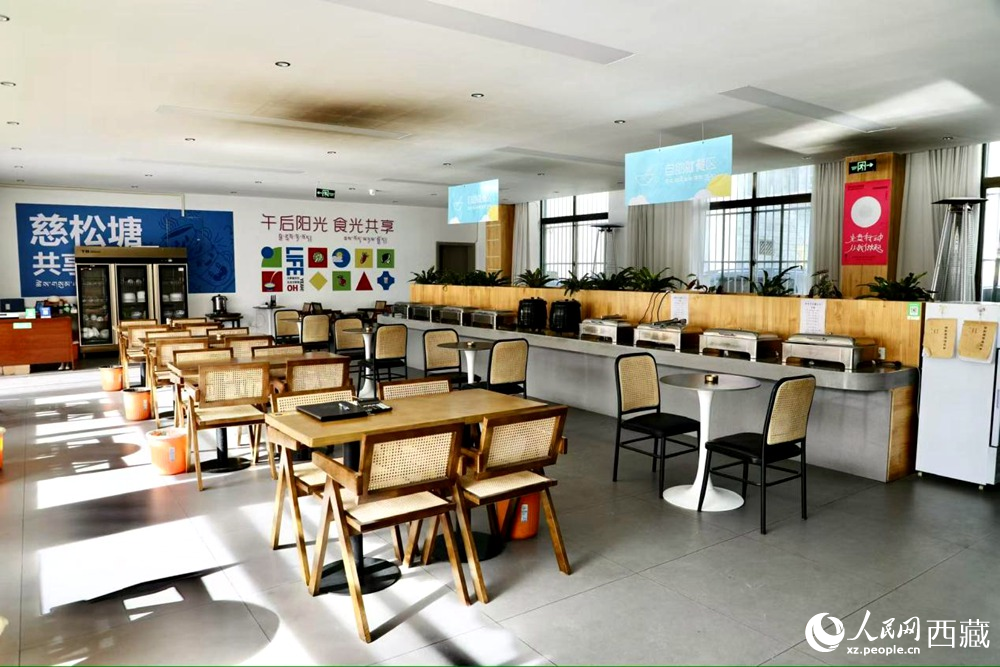 慈松堂社區(qū)共享食堂。人民網(wǎng)記者 次仁羅布攝