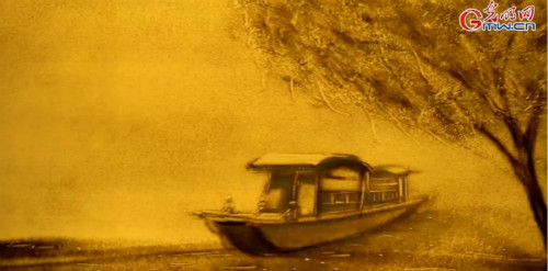 【沙畫】風(fēng)好正揚(yáng)帆，起航新時代