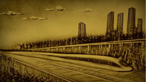 【沙畫】改革開放，讓夢想觸手可及